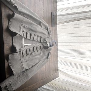 Banana Republic brass button blazer with epaulets! Never worn.